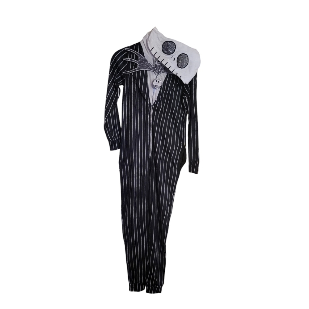 Jack Skellington Nightmare Before Christmas Suit Pajamas Costume Adult Size XS